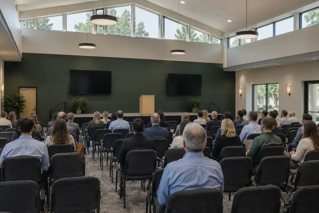 Corporate event at Timberline at Fall Creek in Indianapolis, IN