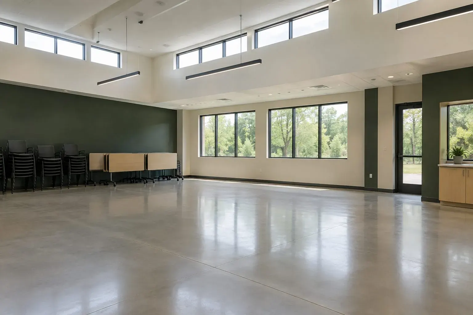 Flexible event space for up to 200 guests at Timberline at Fall Creek in Indianapolis