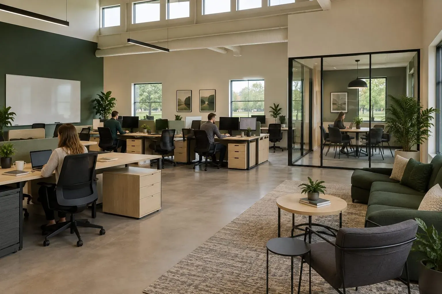 Large office at Timberline at Fall Creek in Indianapolis, IN