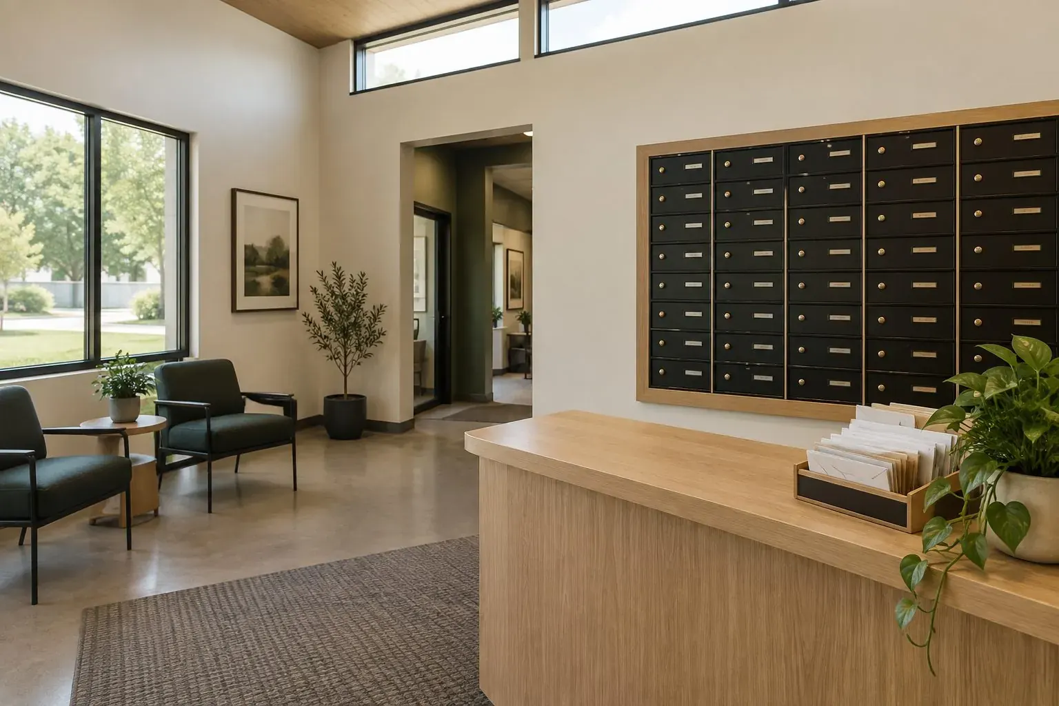 Virtual office at Timberline at Fall Creek near Broad Ripple, IN